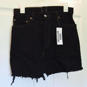 Vintage Levi’s Black Denim Skirt